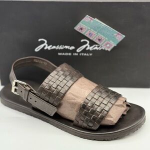 MASSIMO MATTEO WOVEN SLIDE SANDAL (11)